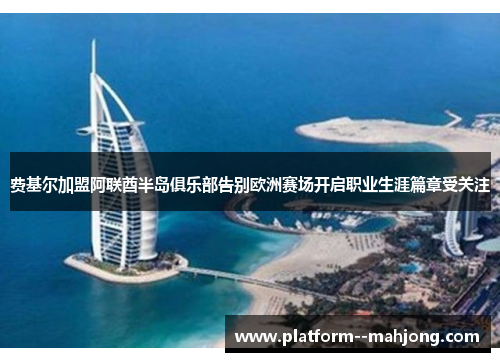 费基尔加盟阿联酋半岛俱乐部告别欧洲赛场开启职业生涯篇章受关注 费基尔加盟阿联酋半岛俱乐部告别欧洲赛场开启职业生涯篇章受关注